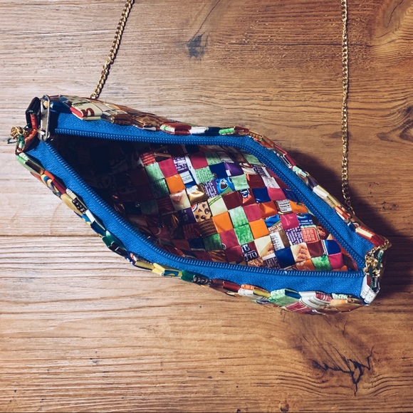 Mexican Candy Wrapper Woven Purse - Picture 3 of 3